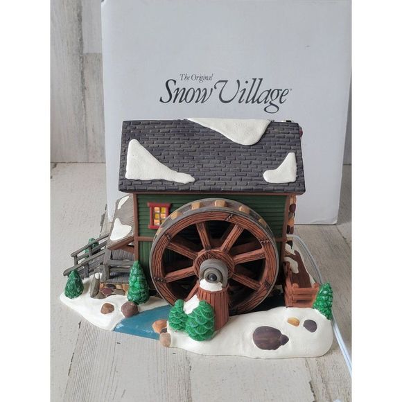 Dept 56 54932 Rock Creek Millhouse Snow Village accessory Xmas - Picture 8 of 10